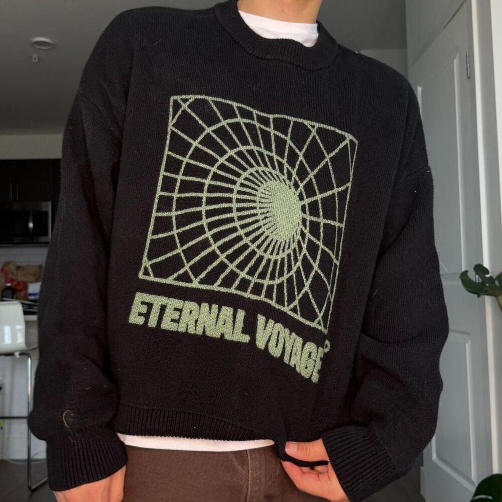 Pacsun Men's Black Jumper